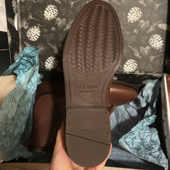 Cole Haan Brown Leather Boots - Picture 2 of 4